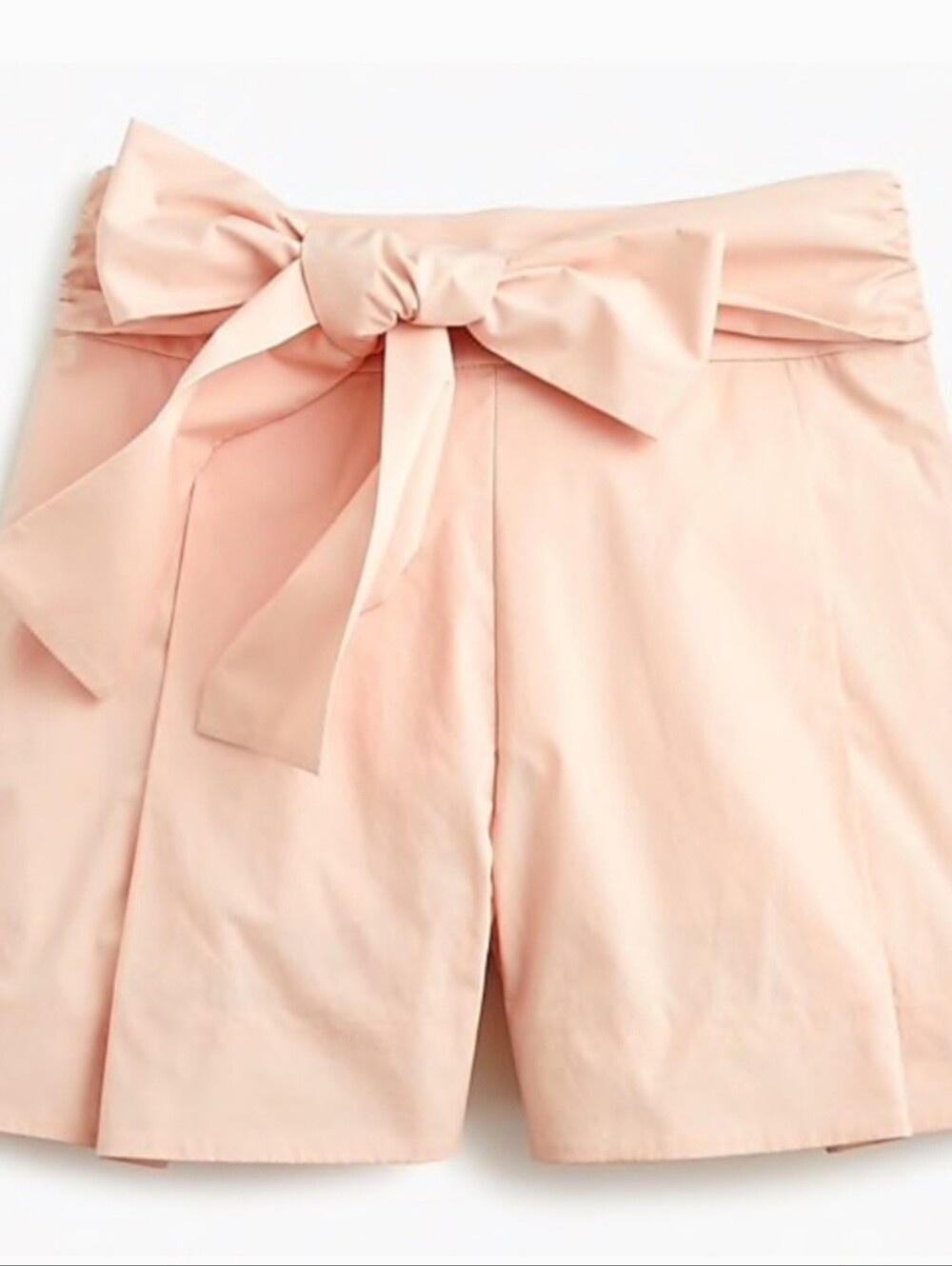 J Crew Cotton High-Waist Bow Tie Women’s Shorts